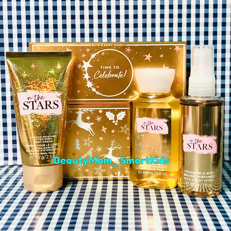 ชุดของขวัญขนาดพกพากลิ่น IN THE STAR จาก Bath & Body Works Signature Travel set S 88 g.x3 pcs.หอมอ่อน