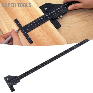 Super Tools เวอร์เนียคาลิปเปอร์ ไม้บรรทัด อะลูมิเนียมอัลลอย 24 นิ้ว สําหรับงานไม้