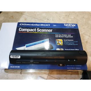 [ลด 80บ. โค้ด ENTH119]สแกนเนอร์แบบพกพา Brother Compact Scanner DSmobile 600