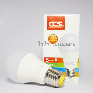 CCS หลอดไฟ LED  5 W แสงขาว 1 หลอด ขั้ว E27 ซีซีเอส 5 วัตต์ LED Daylight 6500k