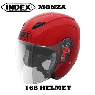 หมวกกันน็อค  INDEX   รุ่น monza     สีแดง