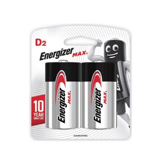 ถ่าน ALKALINE [ENERGIZER] D E95/BP2 (2ก้อน/แพ็ค)