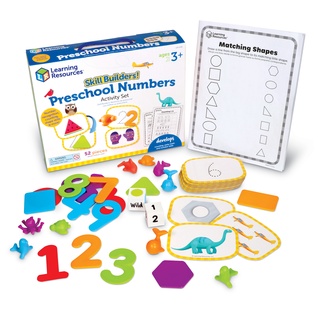 Learning Resources-Skill Builders Preschool Numbers เซตกิจกรรมเสริมทักษะเกี่ยวกับตัวเลข รูปทรง สำหรับเด็กวัย 3-5 ขวบ