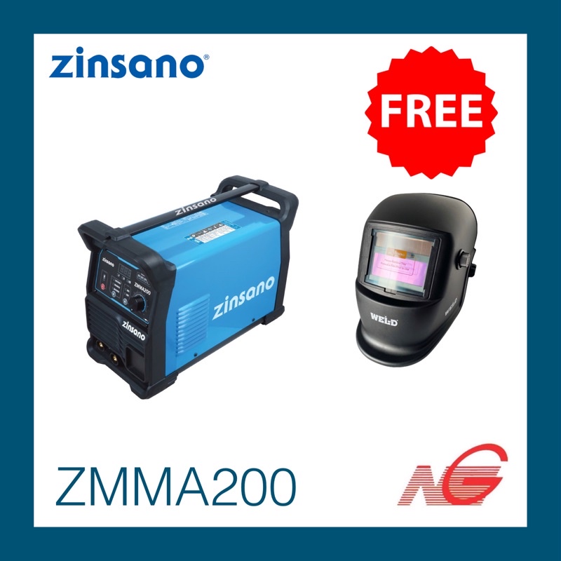 ตู้เชื่อม เครื่องเชื่อม อินเวอร์เตอร์ ซินซาโน่ ZINSANO รุ่น ZMMA200 เชื่อมไฟฟ้า , เชื่อมธูป