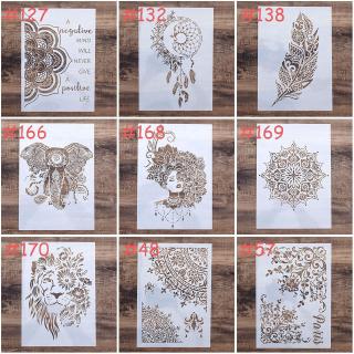 ลายฉลุขนาด a 4 ตกแต่งสมุด diy