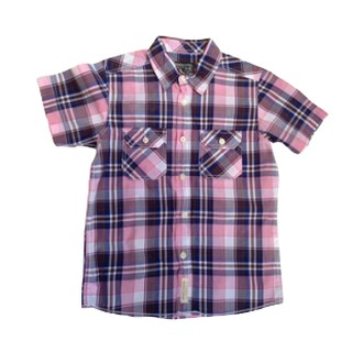 Roots Kids เสื้อผ้าเด็ก เสื้อเชิ้ตแขนสั้น เนื้อผ้านิ่มใส่สบาย แบรนด์ Canada