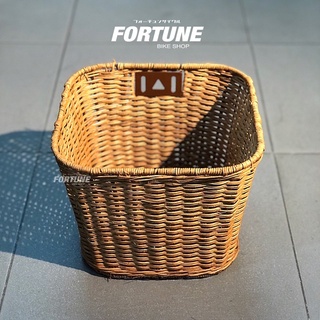 🇹🇼✨Bicycle Rattan Basket 💐ตะกร้าหวายติดจักรยาน (โครงเหล็ก)