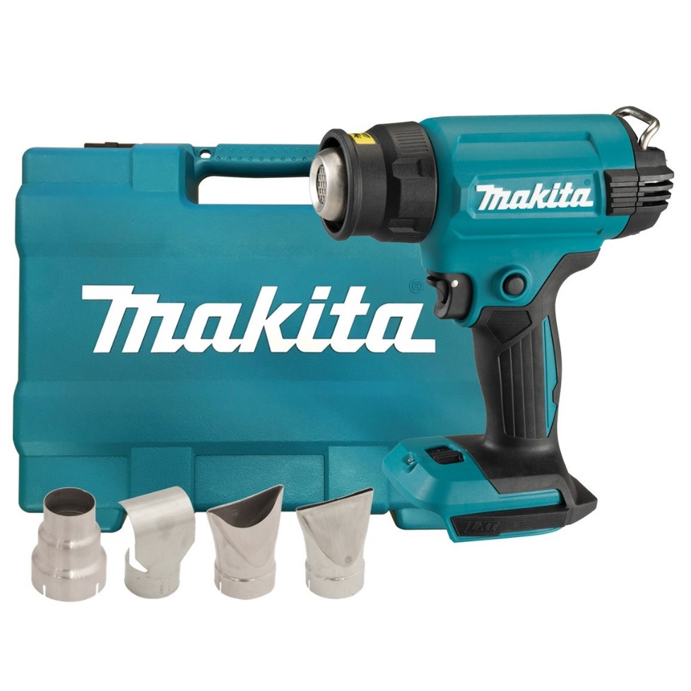 MAKITA 18V DHG181ZK เครื่องเป่าลมร้อน เครื่องเป่าลมร้อนไร้สาย 18V 550C พร้อมกล่องอุปกรณ์ ไม่มีแบตและ