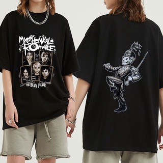 เสื้อยืดครอปใหม่ เสื้อยืดลําลอง 100% แขนสั้น พิมพ์ลาย Mcr The Black Parade Merch สไตล์พังก์ร็อค แฟชั่นฤดูร้อน สําหรับผู้