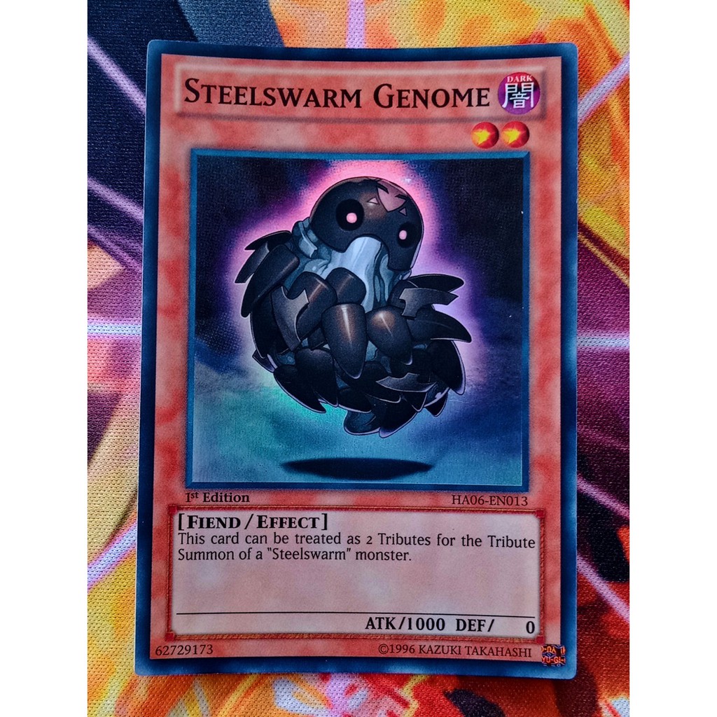 [PEANUT] YUGIOH MINT 90 CARD - TCG - Steelswarm Genome - HA06-EN013 - Super Rare 1st Edition