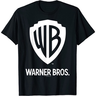 เสื้อยืด พิมพ์ลายโลโก้ Warner Brothers WB Blue C1 สําหรับผู้ใหญ่Size S-5XL