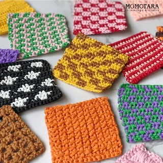 MOMOTARA No. 15668 เส้นด้ายกลม Yarn เชือกกลม Tubular Yarn ขนาด 0.3 CM ยาว 200 หลา เชือก เทป diy วัสดุตกแต่ง cord rope