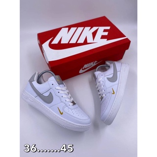 Nike air force 1 รองเท้าผ้าใบผูกเชือก