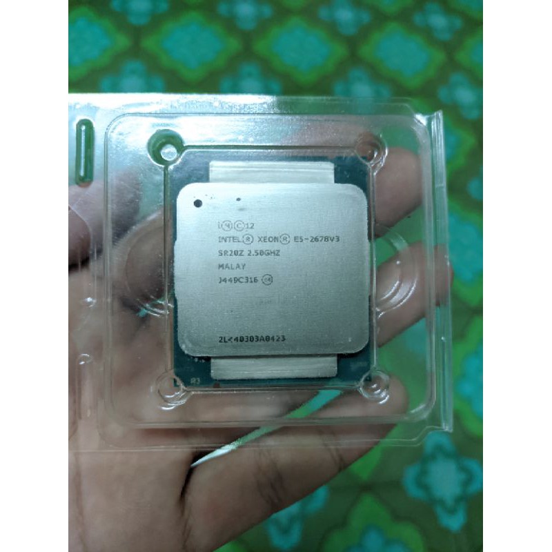 (พร้อมส่ง) ซีพียู CPU  Intel Xeon E5 2678 V3  12c 24 t เดสก์ท็อปโปรเซสเซอร์ CPU สำหรับ X99 เมนบอร์ด