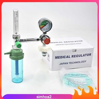 [SIMHOA2] Buoy Type Oxygen Pressure Regulator Flowmeter Flow Meter Inhalator G5/8