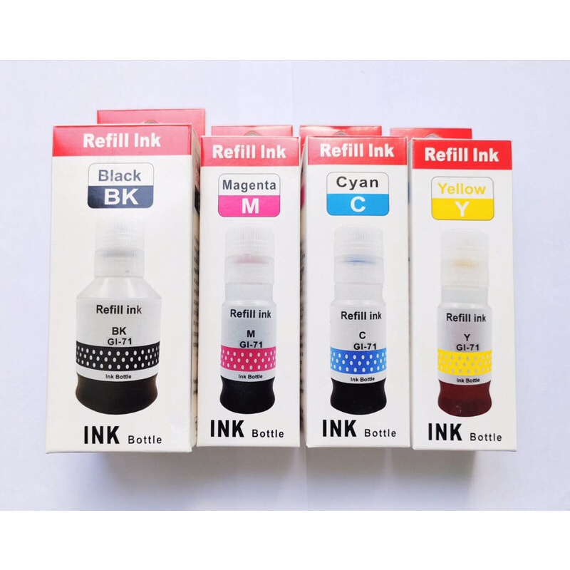 หมึก Canon GI-71 BK,C,M,Y ใช้กับ Canon G2020,3020