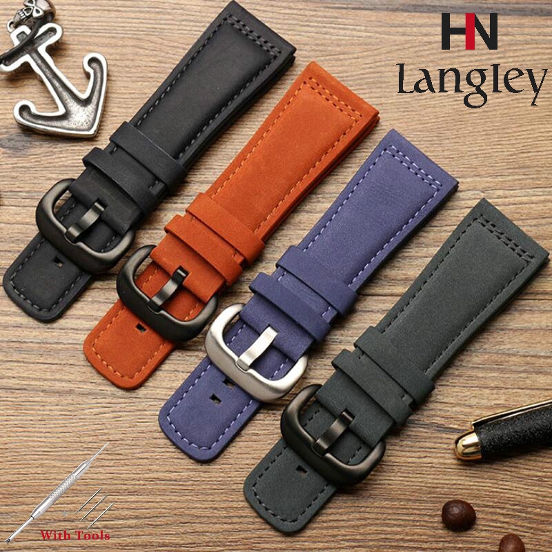 สายนาฬิกาข้อมือหนังแท้ 28 มม. สําหรับ sevenfriday m 1 m 2 p 1 p3 v 2 series สีฟ้า