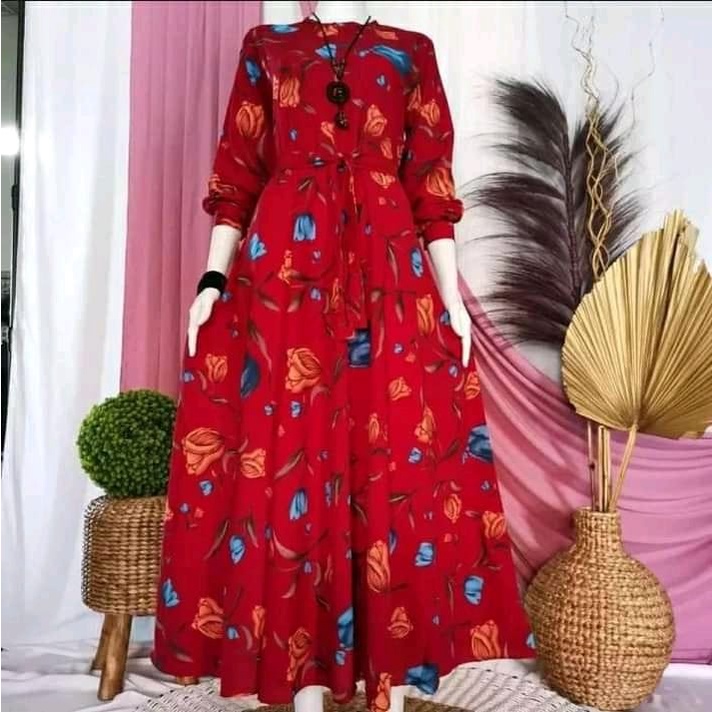 ผู้หญิงสวย& 39;s ทิวลิปดอกไม้ Gamis of All Time อินโดนีเซีย