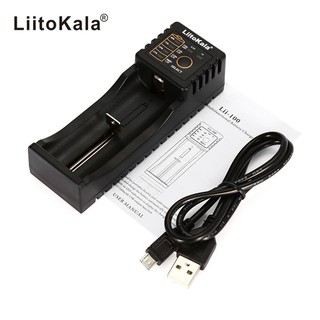 Liitokala Lii-100 แท่นชาร์จเปล่า รองรับ 1.2-4.2V ชาร์จ 1 ก้อน ของแท้