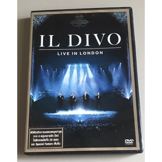 ดีวีดีคอนเสิร์ต ของแท้ ลิขสิทธิ์ มือ 2 สภาพดี...ราคา 350 บาท “Il Divo” คอนเสิร์ต “Il Divo Live in London”