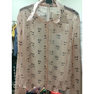 เสื้อชมพูลายแมวเหมียว