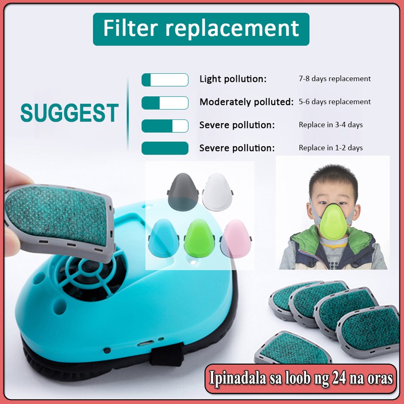 Cod In Stock Intelligent Protective Mask Electric Anti Pollen Allergy Paint Anti Dust Automatic Air Supply Adult Elect Shopee Thailand