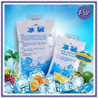 ZIGSHOP - (1 ชิ้น)ถุงเก็บความเย็นแบบใส่น้ำ ice pack ice gel  ไอซ์แพค เจลเย็น น้ำแข็ง