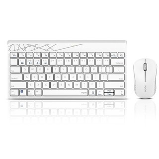 Rapoo รุ่น 8000M KB-8000M-WH Wireless Keyboard &amp; Mouse (ENG/THA)