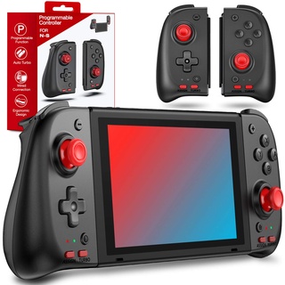 Dobe จอยคอนสวิตช์ตั้งโปรแกรมได้ แบบเปลี่ยน สําหรับ Nintendo Switch Joycon 6-Gyro Axis Turbo Nintendo Switch Joycon Macro Switch