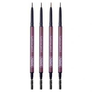 ราคา5286 (ใหม่/ของแท้) novo molandi\'s flexible eyebrow pencil ดินสอเขียนคิ้ว 1.5mm