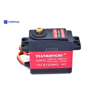 เซอร์โวแรงบิดสูง TD-8120MG 20KG Digital Servo เฟืองโลหะ แรงบิดสูง สำหรับรถบังคับ เรือบังคับ หุ่นยนต์ (4.8–6.6V)