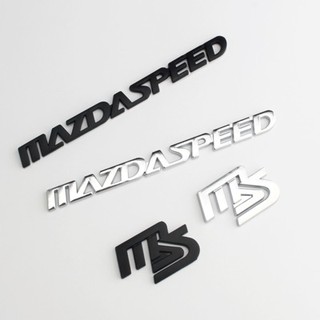 สติ๊กเกอร์โลหะ mazdaspeed สำหรับ Mazda 1 ชิ้น Car stickers