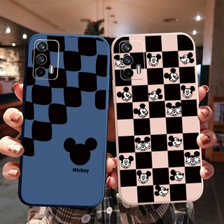 เคสโทรศัพท์มือถือ ขอบสี่เหลี่ยม ป้องกันเลนส์กล้อง ลาย Haig Mouse สีดํา สําหรับ OPPO A16 A94 A53 A15 A15S A12 A7 A5S A52 A72 A92 A74 A54