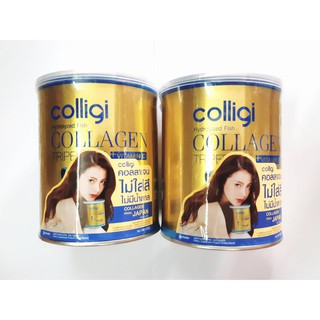 Colligi Collagen by Amado Thailand คอลลิจิ คอลลาเจน  x 2 กระป๋อง