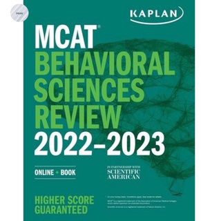 MCAT BEHAVIORAL SCIENCES REVIEW 2022-2023: ONLINE + BOOK