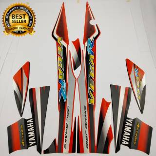 Striping Yamaha Vega r 2004 สีดํา ส้ม คุณภาพมาตรฐาน