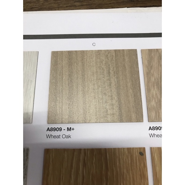 แผ่นโฟมเก้าWilsonart A 8909 m ลายไม้ สวยๆ ขนาด 120x240 ซม หนา 0.7 มม ใช้ติดเฟอร์นิเจอร์