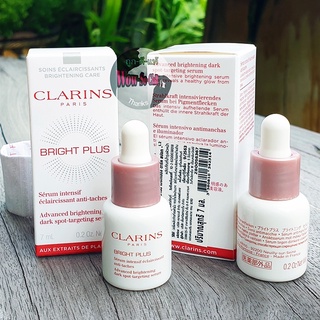 เซรั่ม ลดจุดดำ 😘 Clarins Bright Plus Advanced Dark Spot Targeting Serum 7 ml. ฉลากภาษาไทย ของแท้ 100%