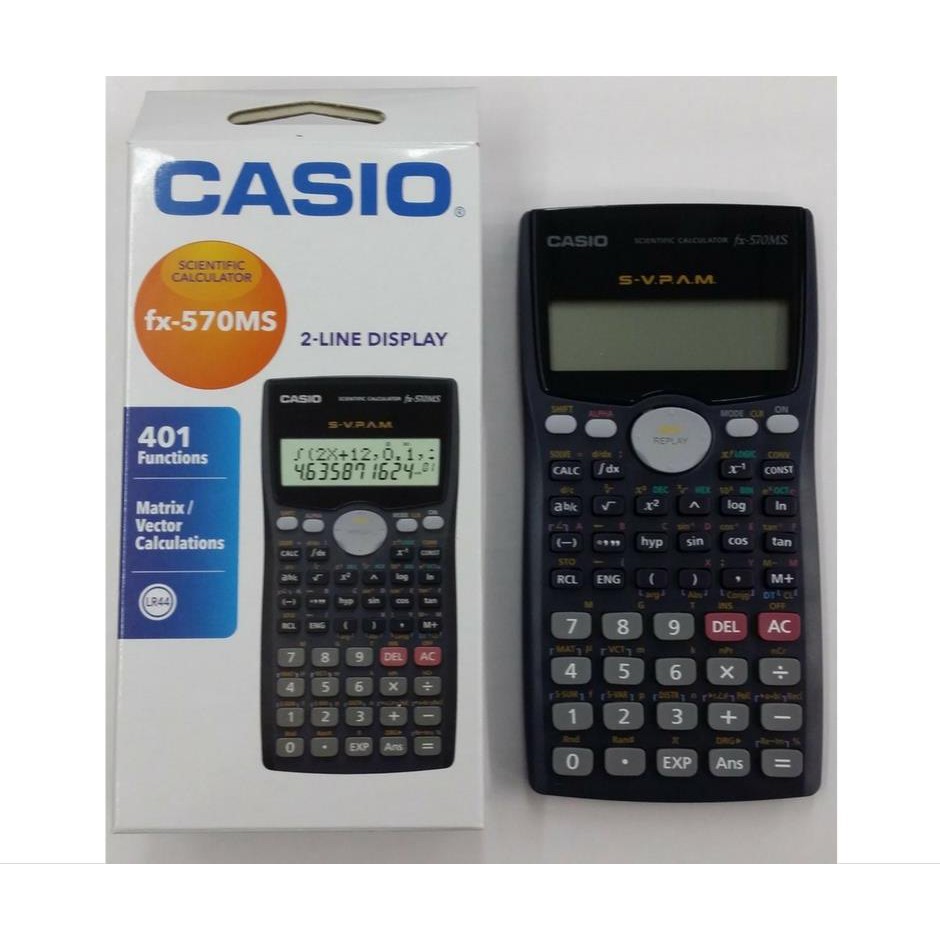 Casio Fx-570ms เครื่องคิดเลขวิทยาศาสตร์ ของแท้