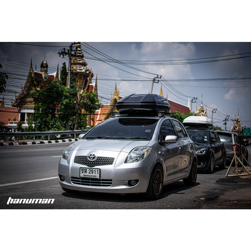กล่องหลังคา Hanuman ขนาด 400L (Hanuman Roof Box) เฉพาะชุดกล่องหลังคา ไม่รวมแร็คหลังคา