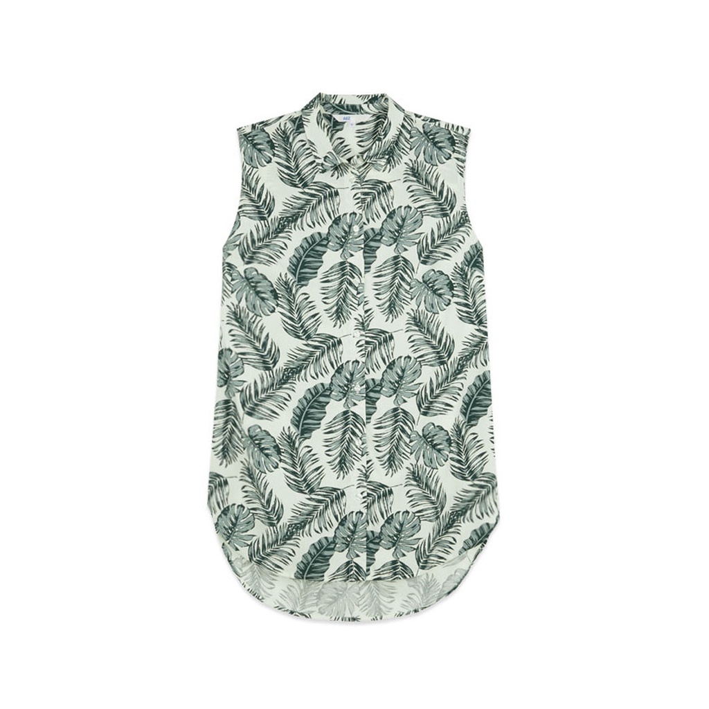 AIIZ (เอ ทู แซด) - เสื้อเชิ้ตแขนกุดผู้หญิง พิมพ์ลาย Sleeveless Shirts