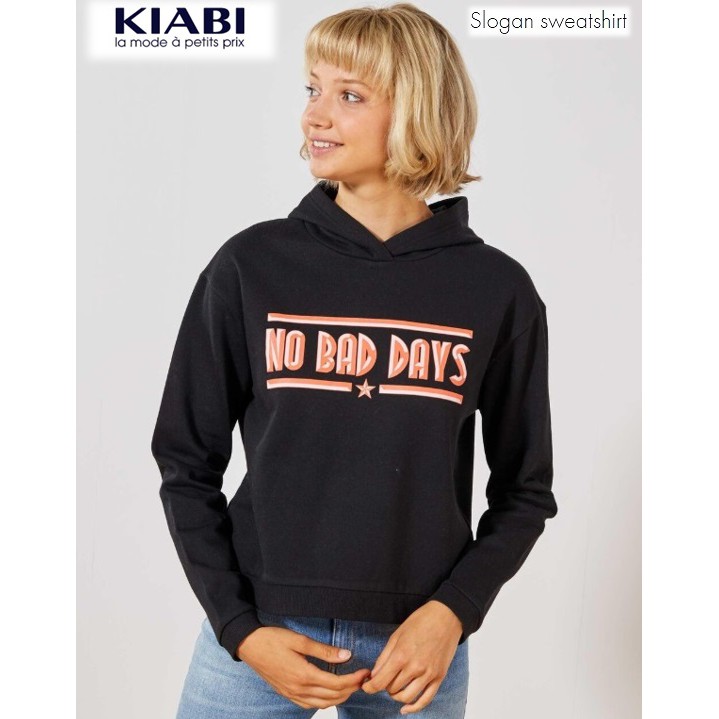 KIABI Slogan Sweatshirt