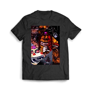 เสื้อผ้าผชเสื้อยืด พิมพ์ลาย Five Nights At Freddy 4 ฮาโลวีนS-5XL