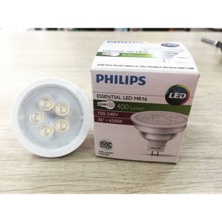 หลอด MR16 philips 4.5w แสงขาว