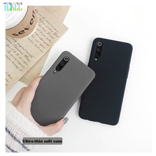 Xiaomi Mi 9 SE 9 Pro Mi 8 SE Mi 8 Lite CC9 CC9e เคสโทรศัพท์ ป้องกันลายนิ้วมือ Ins บาง เคลือบ หินทราย นิ่ม TPU เคสป้องกัน