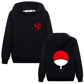 ชาย Uchiha Sasuke Hoodies แขนยาวฤดูใบไม้ร่วง Outerwear เสื้อกันหนาวเด็กอะนิเมะญี่ปุ่น Naruto เสื้อผ้า