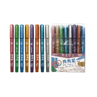 Chosch H761 Glitter Marker Pen ปากกา มาร์คเกอร์ กากเพชร แพ็ค 8 ด้าม 8 สี ปากกาเน้นข้อความ เครื่องเขียน สี DIY