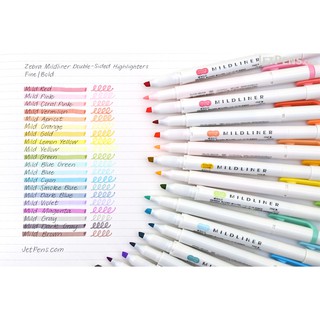 ( S A L E ! ! ) ปากกาเน้นข้อความ MILDLINER ปากกาไฮไลต์ จากญี่ปุ่น ZEBRA