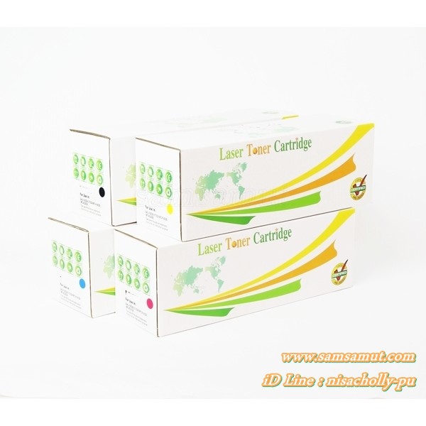 หมึกเทียบเท่า Hp (307A) CE740A bk, CE741A C CE742A Y, CE743A ตลับหมึกโทนเนอร์ ชุดสี CP5225dn CP5225n