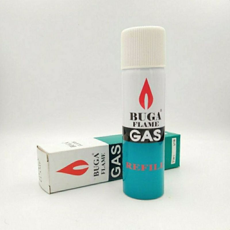 แก๊สกระป๋อง BUGA FLAME GAS แก๊สเติมไฟแช็ค บูก้า แก๊สไฟแช็ค ขนาด 50 กรัม สำหรับ ไฟแช็คแก๊ส - รูปที่ 2
